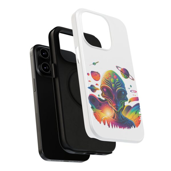 Colorful Alien Phone Case for Protection and Style, Galaxy-Themed Case, Retro Vibe Case, Unique Gift for Sci-Fi Lovers, Planet Design Case - Image 106