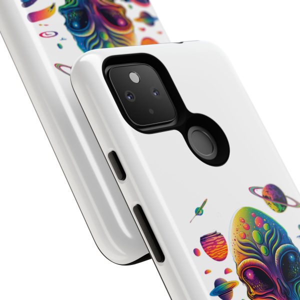 Colorful Alien Phone Case, Galaxy Design, Sci-Fi Accessories, Gifts for Space Lovers, Unique Mobile Cover, Tough Cases - Image 244