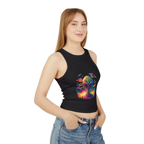 Women's Micro Rib Racer Tank Top - Image 7