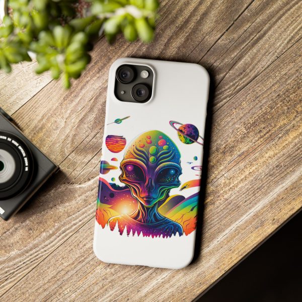 Vibrant Alien Phone Case, Cosmic Phone Cover, Space Decor, Gift for Sci-Fi Lovers, Unique Smartphone Accessory - Image 63
