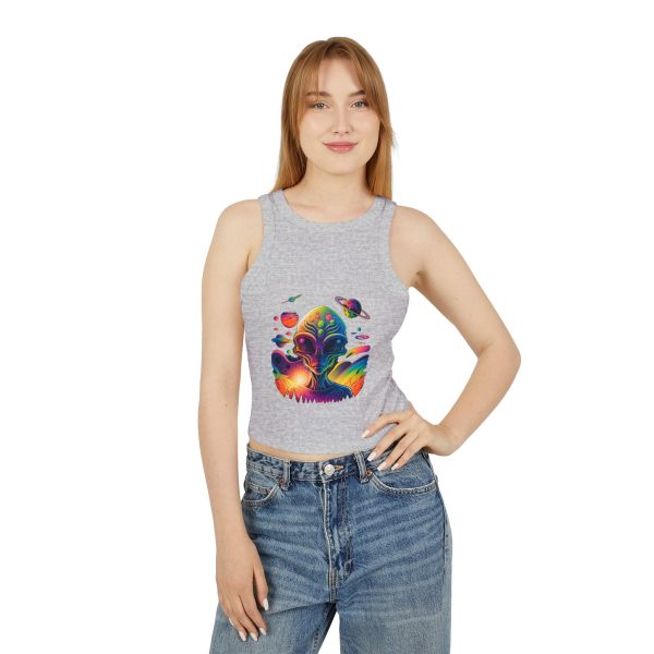 Women's Micro Rib Racer Tank Top - Image 12