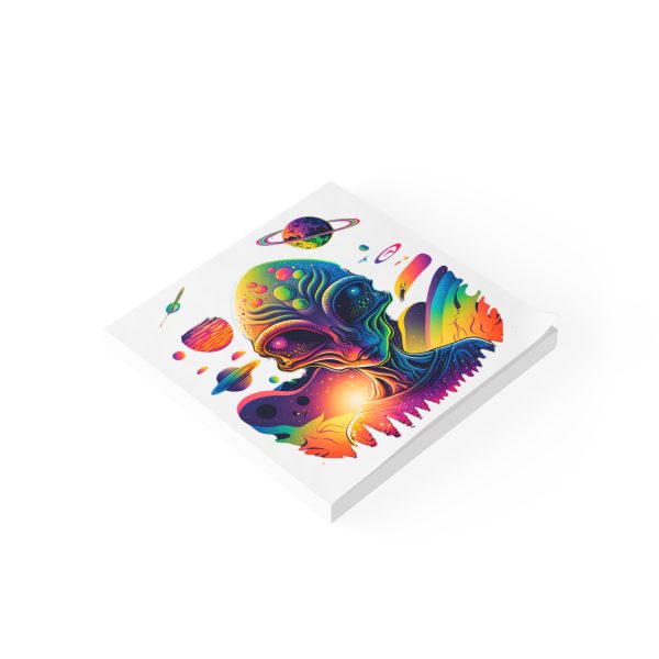 Cosmic Alien Post-it® Note Pads | Vibrant Space-Themed Sticky Notes, Office Supplies, Gifts for Sci-Fi Fans, School Accessories, [...] - Image 10