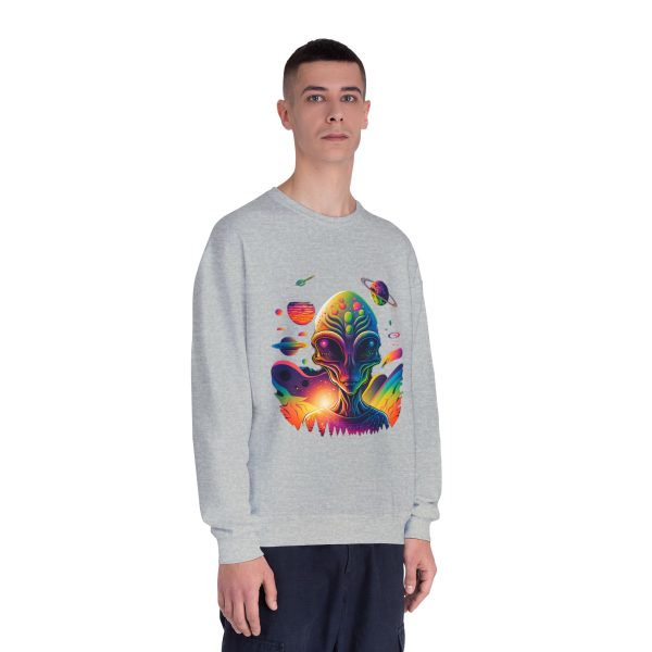Colorful Alien Space Sweatshirt, Unisex Crewneck Sweatshirt, Perfect for Casual Wear, Gift for Sci-Fi Lovers, Cozy Fall Apparel - Image 51