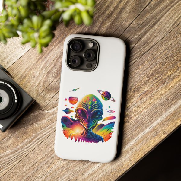 Alien Galaxy Phone Case, Space Themed Tough Case for Teens, Colorful Phone Cover, Gift for Sci-Fi Lovers, Trendy Mobile Accessory - Image 122