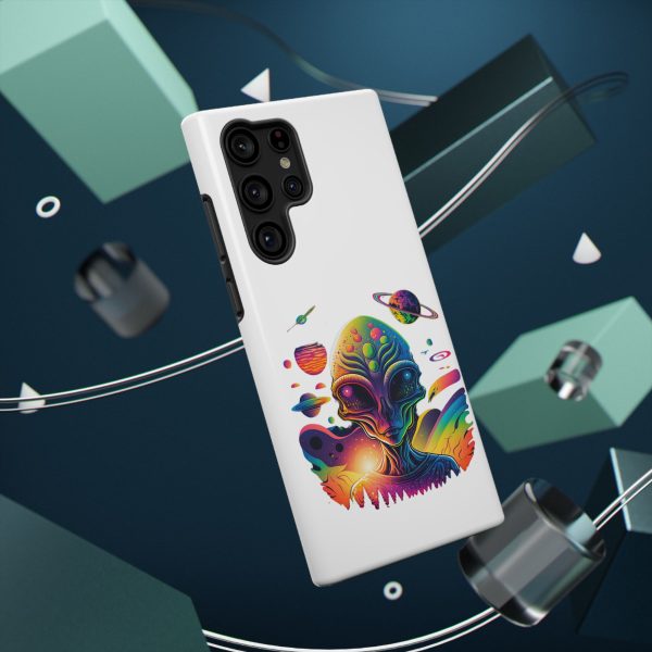 Colorful Alien Phone Case for Protection and Style, Galaxy-Themed Case, Retro Vibe Case, Unique Gift for Sci-Fi Lovers, Planet Design Case - Image 56