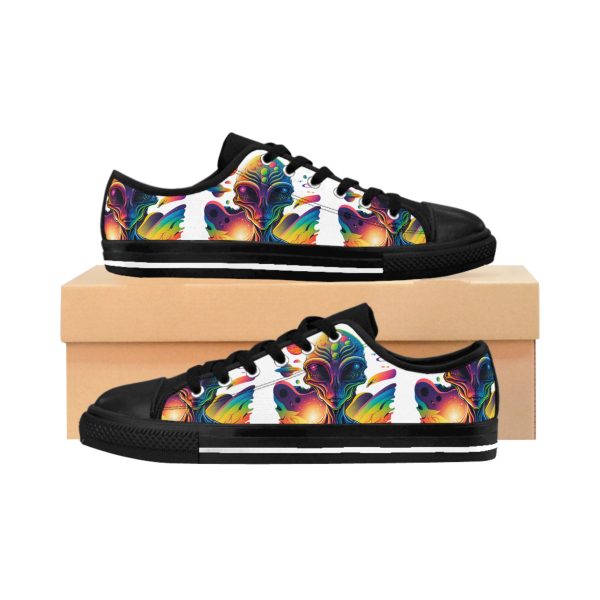 Vibrant Men's Sneakers | Colorful Artistic Low Tops, Unique Casual Footwear, Stylish Streetwear, Gift for Art Lovers - Image 2