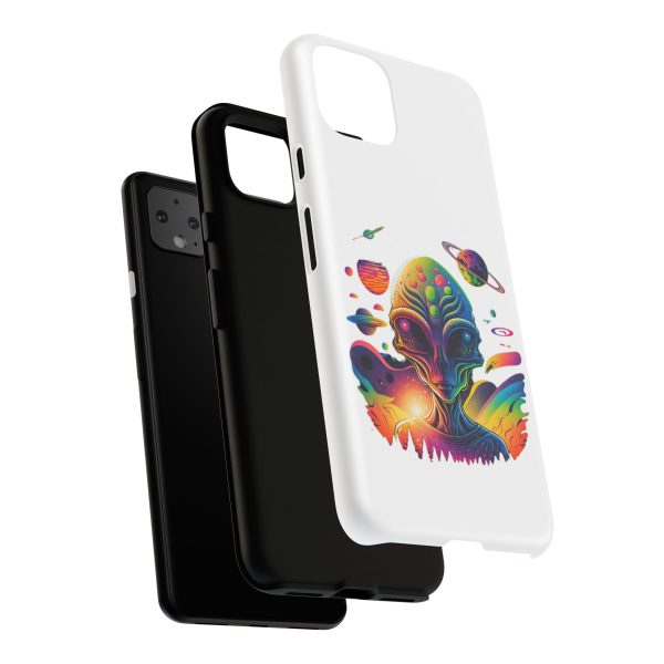 Colorful Alien Phone Case, Galaxy Design, Sci-Fi Accessories, Gifts for Space Lovers, Unique Mobile Cover, Tough Cases - Image 236