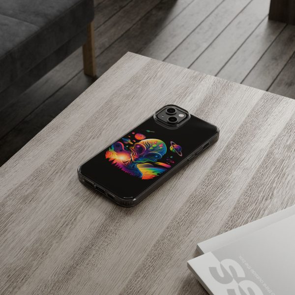 Alien Galaxy Clear Phone Case, Cosmic Phone Cover, Space Lover Gift, Unique Design for iPhone, Galaxy Phone Case - Image 43