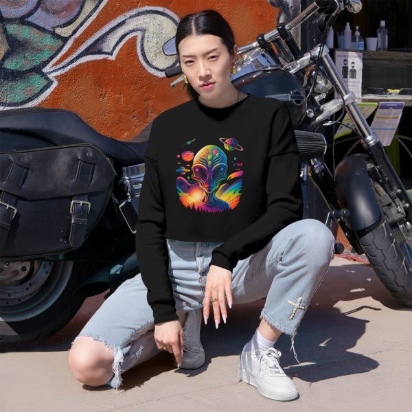 Women's Cropped Sweatshirt - Image 11