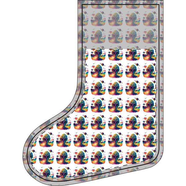 Christmas Stocking (Linen) - Image 2