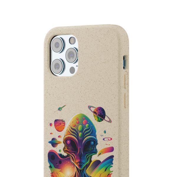 Vibrant Alien Biodegradable Phone Case | Eco-Friendly, Galaxy Inspired, Unique Gift, Trendy Phone Cover, For Space Lovers - Image 39