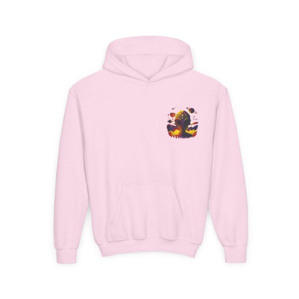 Youth Heavy Blend Hooded Sweatshirt with Colorful Graphic - Image 41