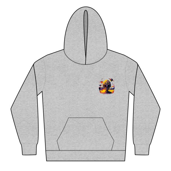Youth Hooded Sweatshirt with Colorful Design, Ideal for Casual Wear, Gifts, Birthdays, Holidays, Outdoor Activities - Image 4