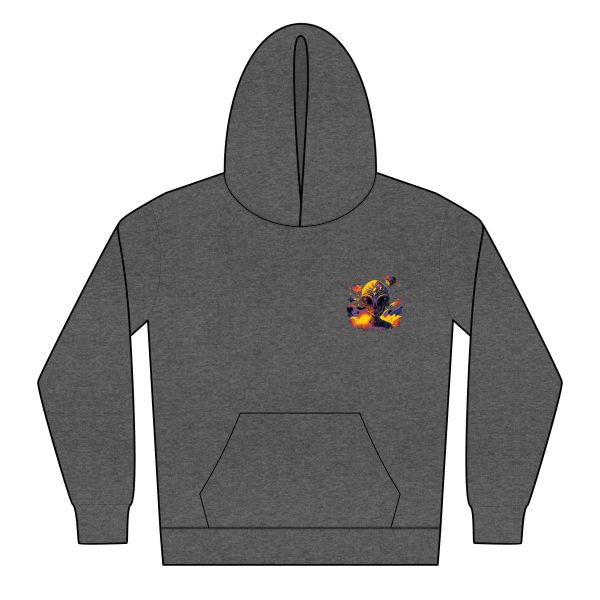 Youth Hooded Sweatshirt with Colorful Design, Ideal for Casual Wear, Gifts, Birthdays, Holidays, Outdoor Activities - Image 9