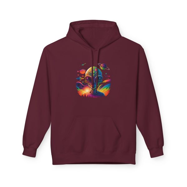 Vibrant Artistic Fleece Hoodie, Cozy Unisex Sweatshirt, Colorful Graphic Hoodie, Trendy Casual Wear, Unique Gift Idea, Streetwear Style - Image 37