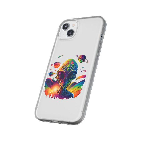 Colorful Alien Galaxy Phone Case, Cosmic Phone Cover, Unique Gift for Space Lovers, Festival Accessory, Astronaut Art Case - Image 208