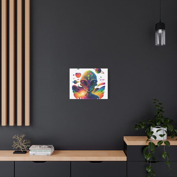 Alien Art Canvas Print, Colorful Wall Decor, Retro Sci-Fi Artwork, Unique Home Accent, Space Lover Gift - Image 48