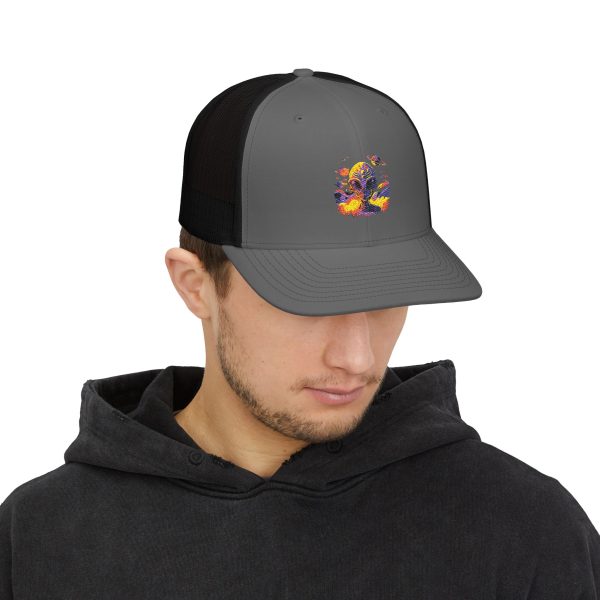 Vibrant Embroidered Snapback Trucker Cap, Unisex Hat for Festivals, Casual Wear, Sports Events, Gift for Outdoorsy Friends - Image 19