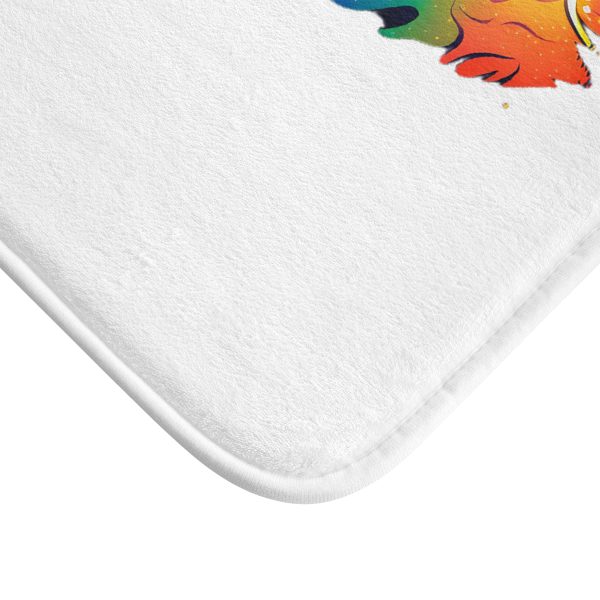 Cosmic Alien Bath Mat | Vibrant Space Decor for Bathroom | Fun Gift for Sci-Fi Lovers, Home Essentials, Bathroom Accessory - Image 2