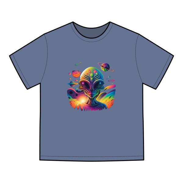 Cosmic Alien Graphic T-Shirt, Space Lover Apparel, Unisex Tee, Unique Gift for Sci-Fi Fans, Casual Wear for Everyday, Festival Outfit - Image 19