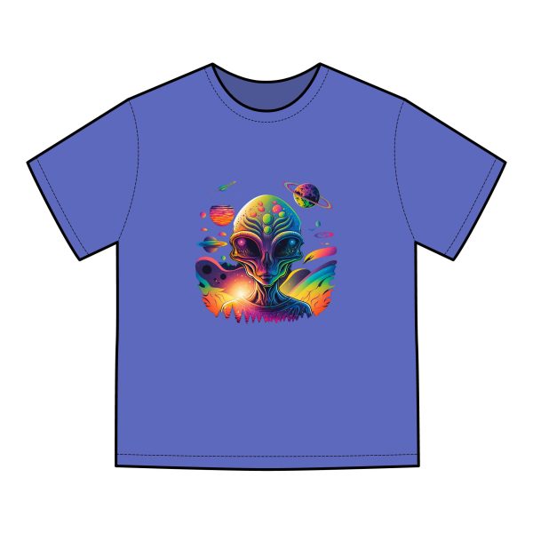 Cosmic Alien Graphic T-Shirt, Space Lover Apparel, Unisex Tee, Unique Gift for Sci-Fi Fans, Casual Wear for Everyday, Festival Outfit - Image 23