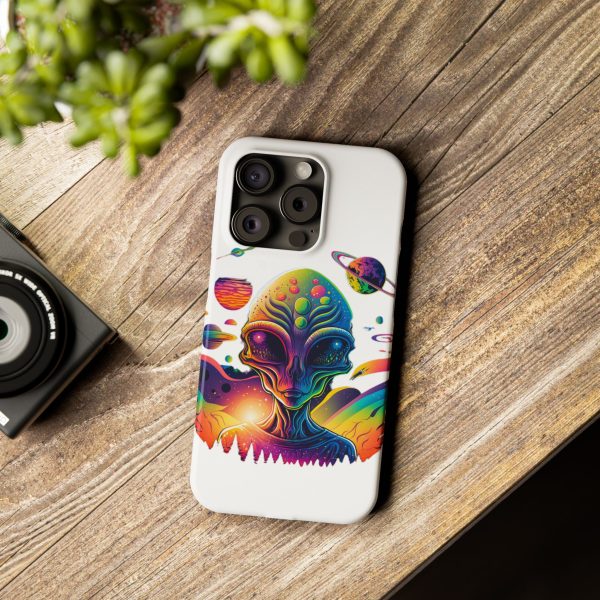 Vibrant Alien Phone Case, Cosmic Phone Cover, Space Decor, Gift for Sci-Fi Lovers, Unique Smartphone Accessory - Image 66