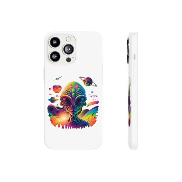 Colorful Alien Galaxy Phone Case, Cosmic Phone Cover, Unique Gift for Space Lovers, Festival Accessory, Astronaut Art Case - Image 147
