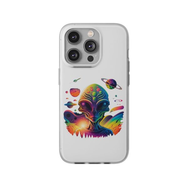Colorful Alien Galaxy Phone Case, Cosmic Phone Cover, Unique Gift for Space Lovers, Festival Accessory, Astronaut Art Case - Image 201