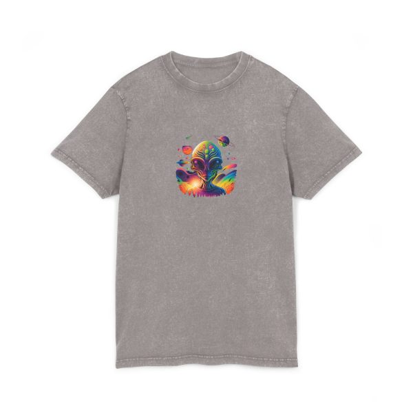 Acid Washed Round Neck Tee - Image 9