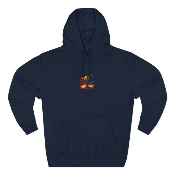 Colorful Three-Panel Fleece Hoodie | Cozy Casual Wear, Gifts for Him/Her, Funky Street Style, Stylish Loungewear, Fall Fashion - Image 19