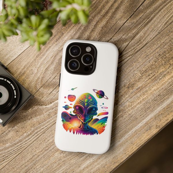 Alien Galaxy Phone Case, Space Themed Tough Case for Teens, Colorful Phone Cover, Gift for Sci-Fi Lovers, Trendy Mobile Accessory - Image 158