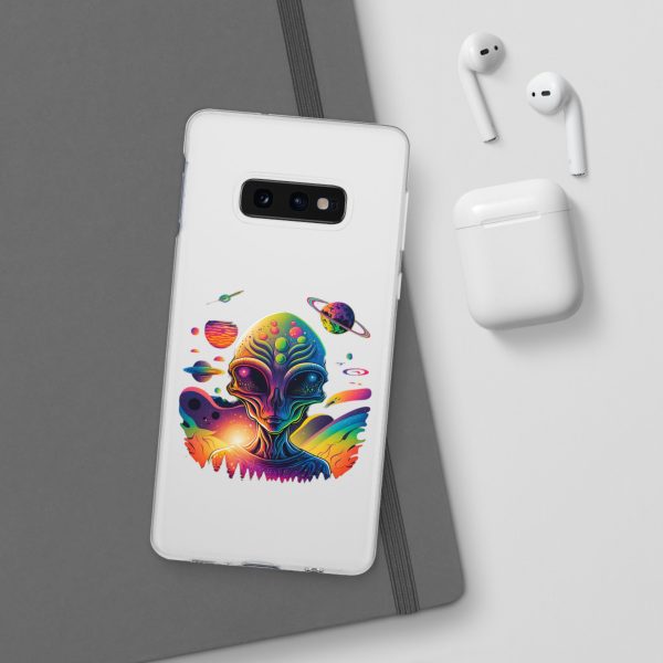 Colorful Alien Galaxy Phone Case, Cosmic Phone Cover, Unique Gift for Space Lovers, Festival Accessory, Astronaut Art Case - Image 30
