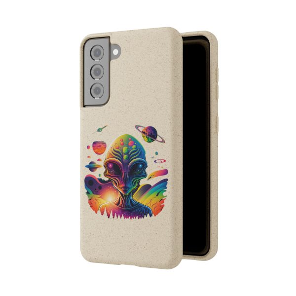 Vibrant Alien Biodegradable Phone Case | Eco-Friendly, Galaxy Inspired, Unique Gift, Trendy Phone Cover, For Space Lovers - Image 126