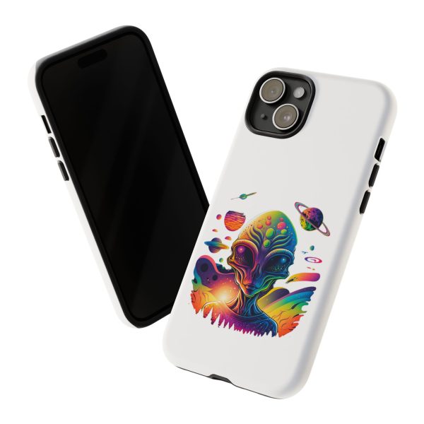 Alien Galaxy Phone Case, Space Themed Tough Case for Teens, Colorful Phone Cover, Gift for Sci-Fi Lovers, Trendy Mobile Accessory - Image 109