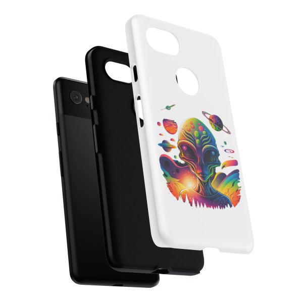 Colorful Alien Phone Case, Galaxy Design, Sci-Fi Accessories, Gifts for Space Lovers, Unique Mobile Cover, Tough Cases - Image 200