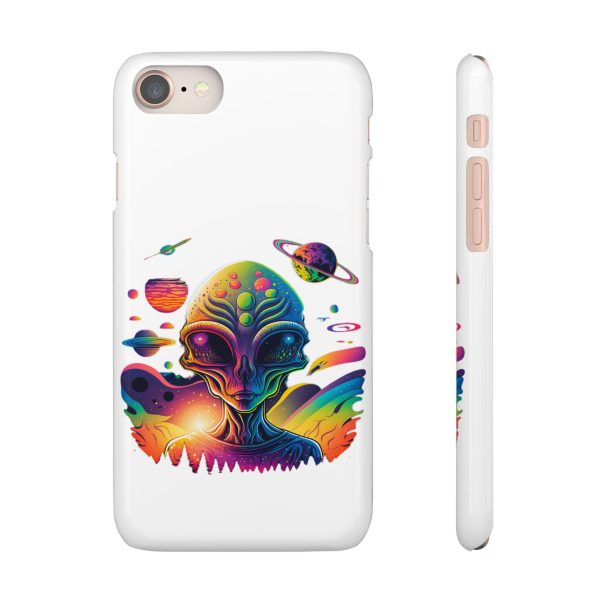 Vibrant Alien Snap Case for Galaxy Lovers | Cosmic Phone Cover, Space Art, Unique Gift for Sci-Fi Fans, Phone Accessory