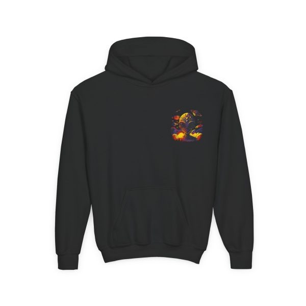 Youth Heavy Blend Hooded Sweatshirt with Colorful Graphic - Image 5