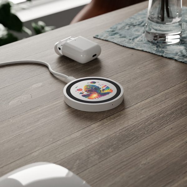 Colorful Alien Wireless Charging Pad, Quake Charging Station, Sci-Fi Desk Accessory, Unique Tech Gift, Galaxy-Themed Phone Charger - Image 11