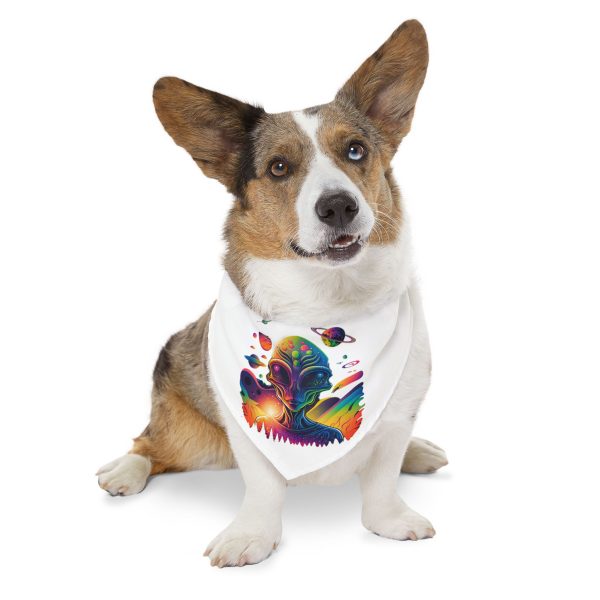 Colorful Alien Pet Bandana, Adjustable Dog Scarf, Galaxy-Themed Pet Accessory, Cute Dog Fashion, Gift for Pet Lovers - Image 10
