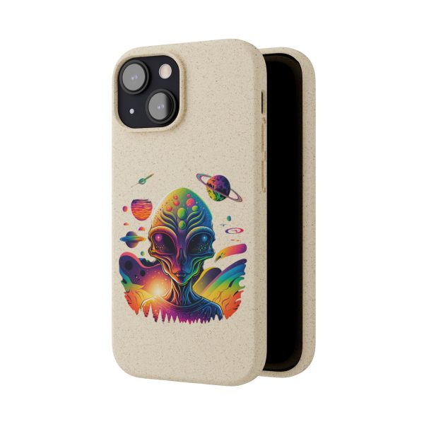 Vibrant Alien Biodegradable Phone Case | Eco-Friendly, Galaxy Inspired, Unique Gift, Trendy Phone Cover, For Space Lovers - Image 90