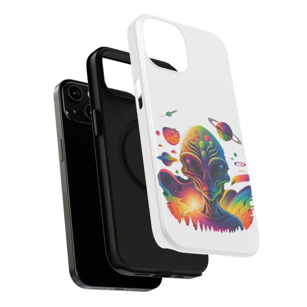 Colorful Alien Phone Case for Protection and Style, Galaxy-Themed Case, Retro Vibe Case, Unique Gift for Sci-Fi Lovers, Planet Design Case - Image 98