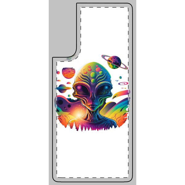 Vibrant Alien Phone Skin, Colorful Phone Case, Galaxy Design, Cosmic Phone Protector, Unique Alien Aesthetic, Gift for Sci-Fi Lovers - Image 15