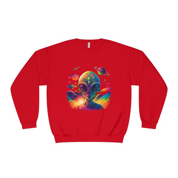 Colorful Alien Space Sweatshirt, Unisex Crewneck Sweatshirt, Perfect for Casual Wear, Gift for Sci-Fi Lovers, Cozy Fall Apparel - Image 65