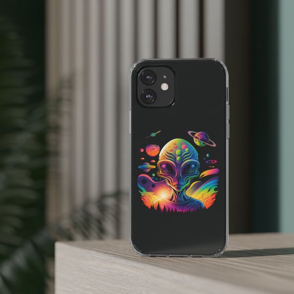 Alien Galaxy Clear Phone Case, Cosmic Phone Cover, Space Lover Gift, Unique Design for iPhone, Galaxy Phone Case - Image 15