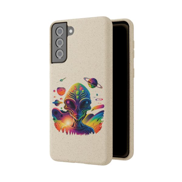 Vibrant Alien Biodegradable Phone Case | Eco-Friendly, Galaxy Inspired, Unique Gift, Trendy Phone Cover, For Space Lovers - Image 118