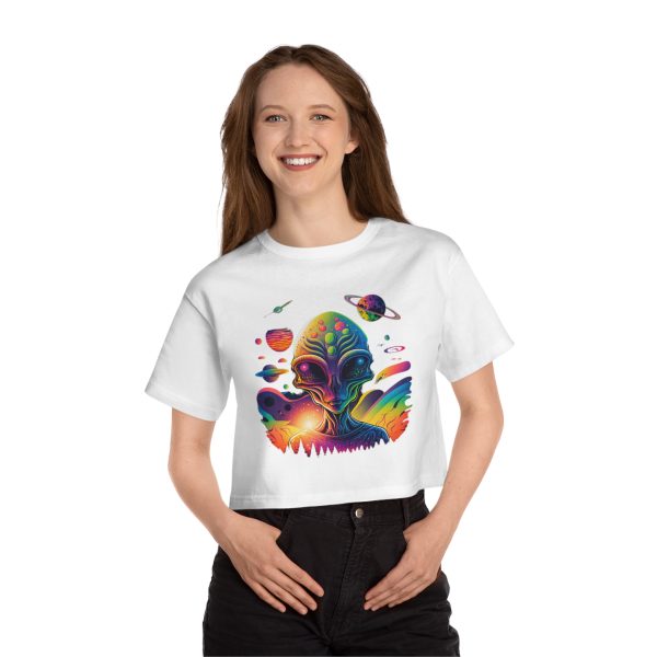 Champion Women's Heritage Cropped T-Shirt - Image 3
