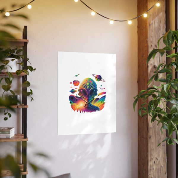 Colorful Alien Art Poster, Psychedelic Wall Decor, Outer Space Prints, Home Decoration, Gift for Sci-Fi Lovers - Image 101
