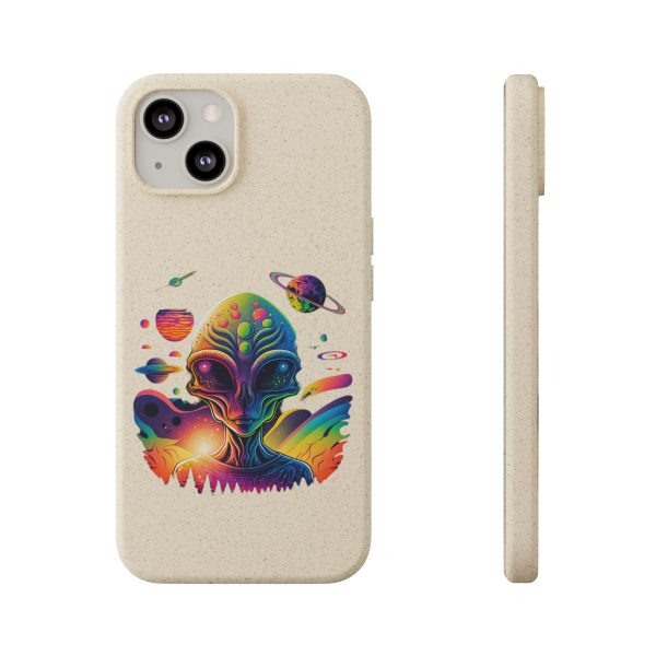 Vibrant Alien Biodegradable Phone Case | Eco-Friendly, Galaxy Inspired, Unique Gift, Trendy Phone Cover, For Space Lovers - Image 69