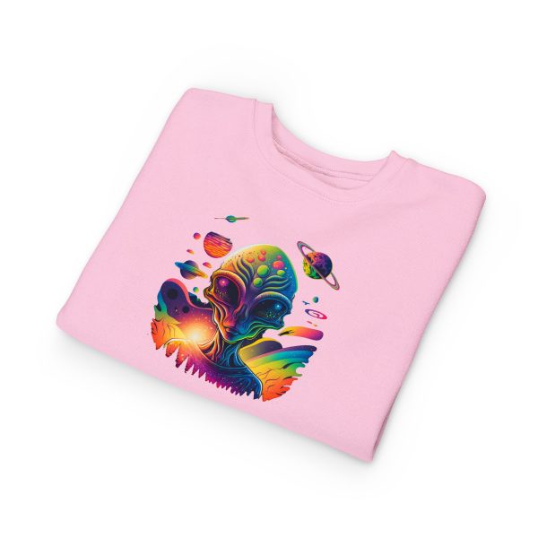 Cosmic Alien Toddler Sweatshirt - Cute Space Theme, Perfect for Birthdays, Gifts, Astronaut Enthusiasts, Baby Shower, Everyday Wear - Image 27