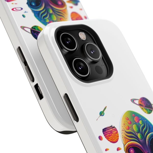 Colorful Alien Phone Case for Protection and Style, Galaxy-Themed Case, Retro Vibe Case, Unique Gift for Sci-Fi Lovers, Planet Design Case - Image 100